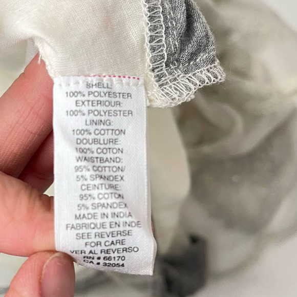 FREE PEOPLE BEADED MINI SKIRT SCALLOPED HEM WOMEN SIZE SMALL - Picture 7 of 10